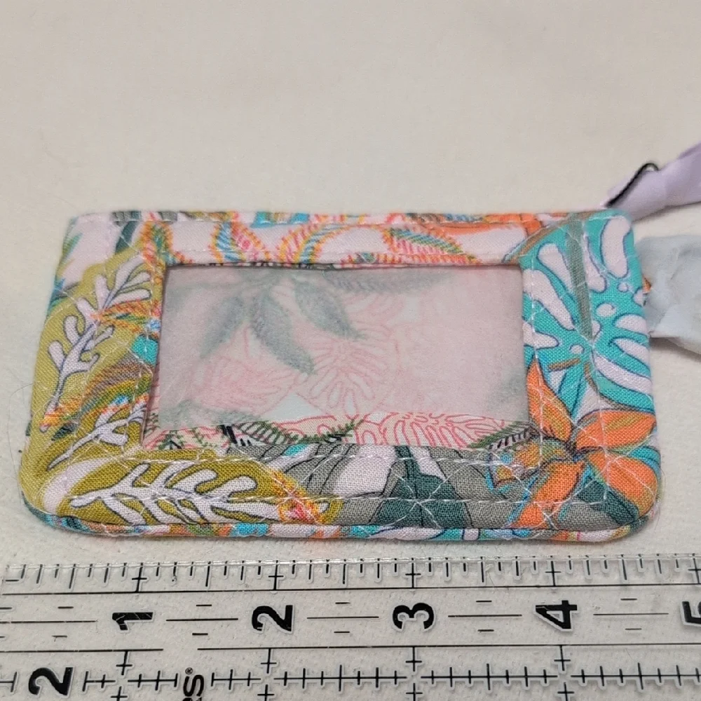 Vera Bradley Rain Forest Canopy Zip ID Case NWT